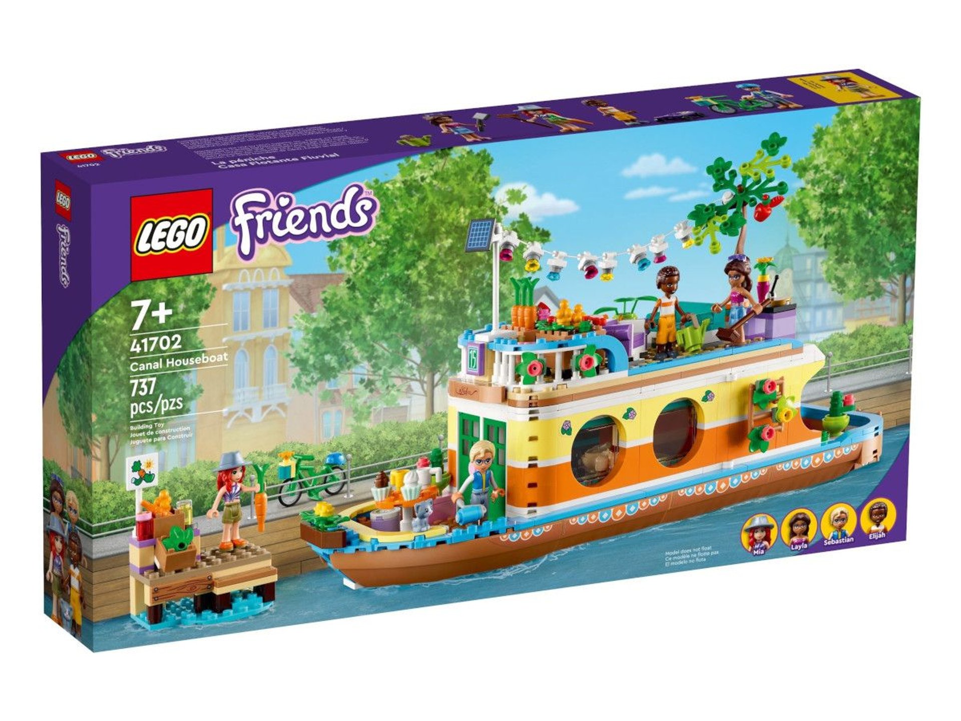 LEGO® Friends 41702 - Къща лодка на канала