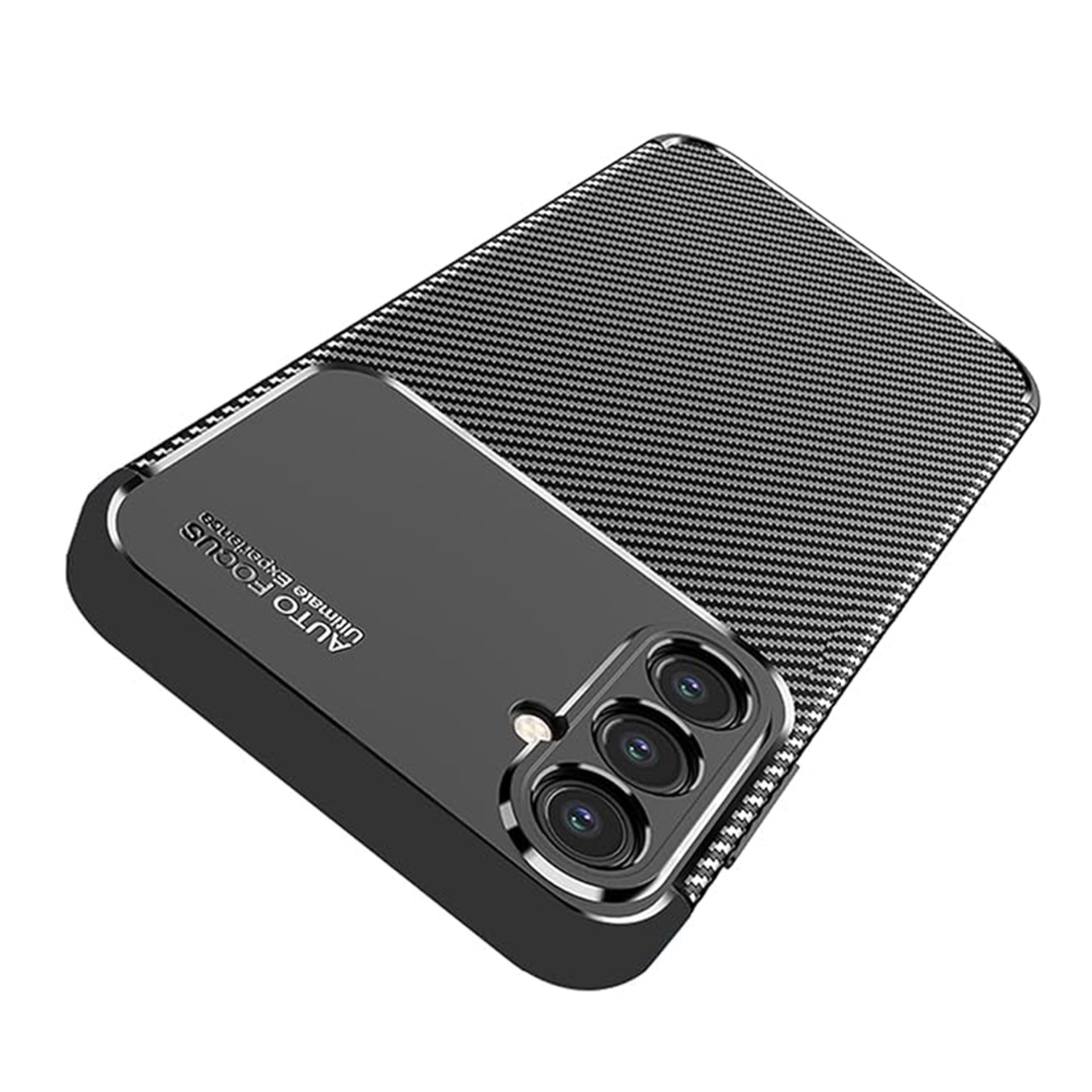 Кейс за Samsung Galaxy S24 Plus - Techsuit CarbonFiber - Черен