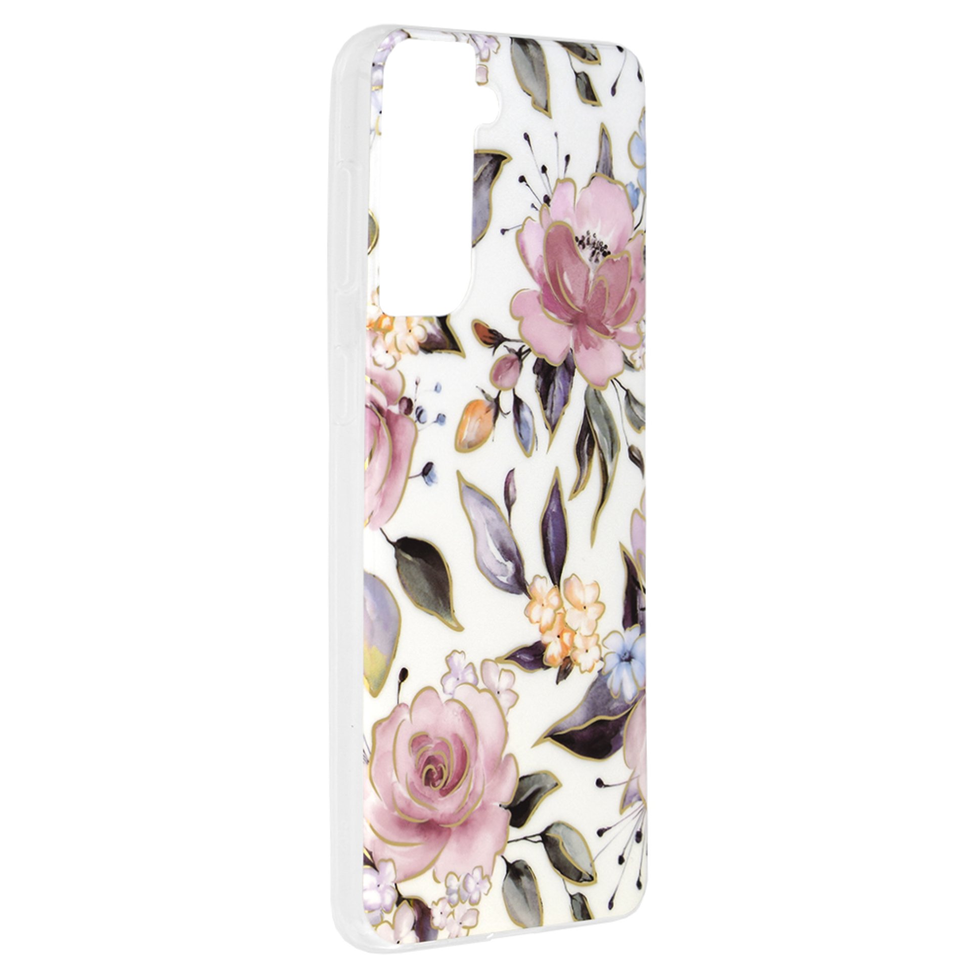 Techsuit - Marble Series - Samsung Galaxy S21 Plus - Chloe White