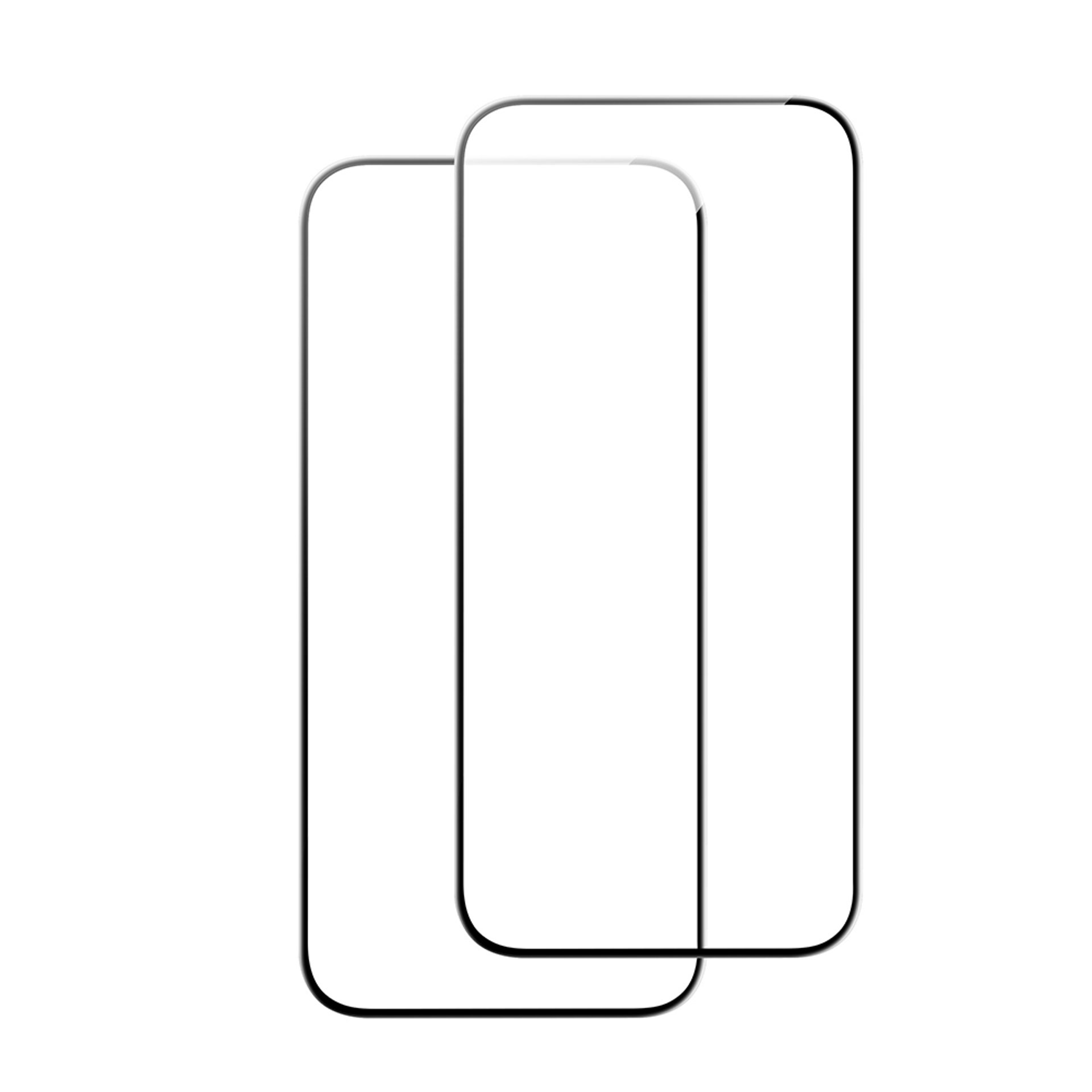 Протектор за iPhone 15 (комплект 2) - ESR Tempered Glass - Черно