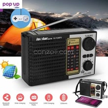 Соларно FM / AM / SW радио с MP3 плеър, bluetooth и фенер