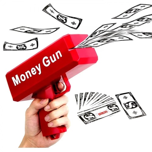 Диско Пистолет за изстрелване на пари Super Gun