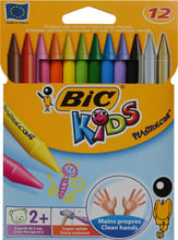 Маслени пастели BIC 12 цвята Plastidecor