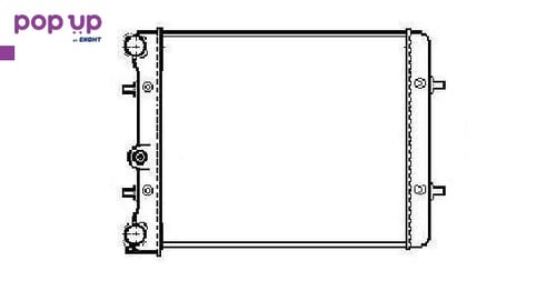 Воден радиатор LEON I,TOLEDO II,OCTAVIA I,BORA, GOLF IV №НК1123