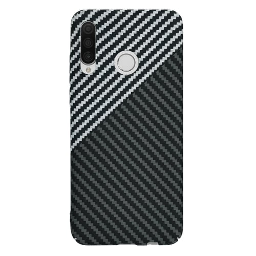 Калъф за Huawei P30 Lite / P30 Lite New Edition - Techsuit Carbonite FiberShell - Stealth Gray