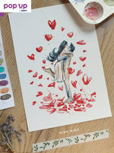 Факсимиле на авторска илюстрация "Денят на влюбените"  Nika.Nibo