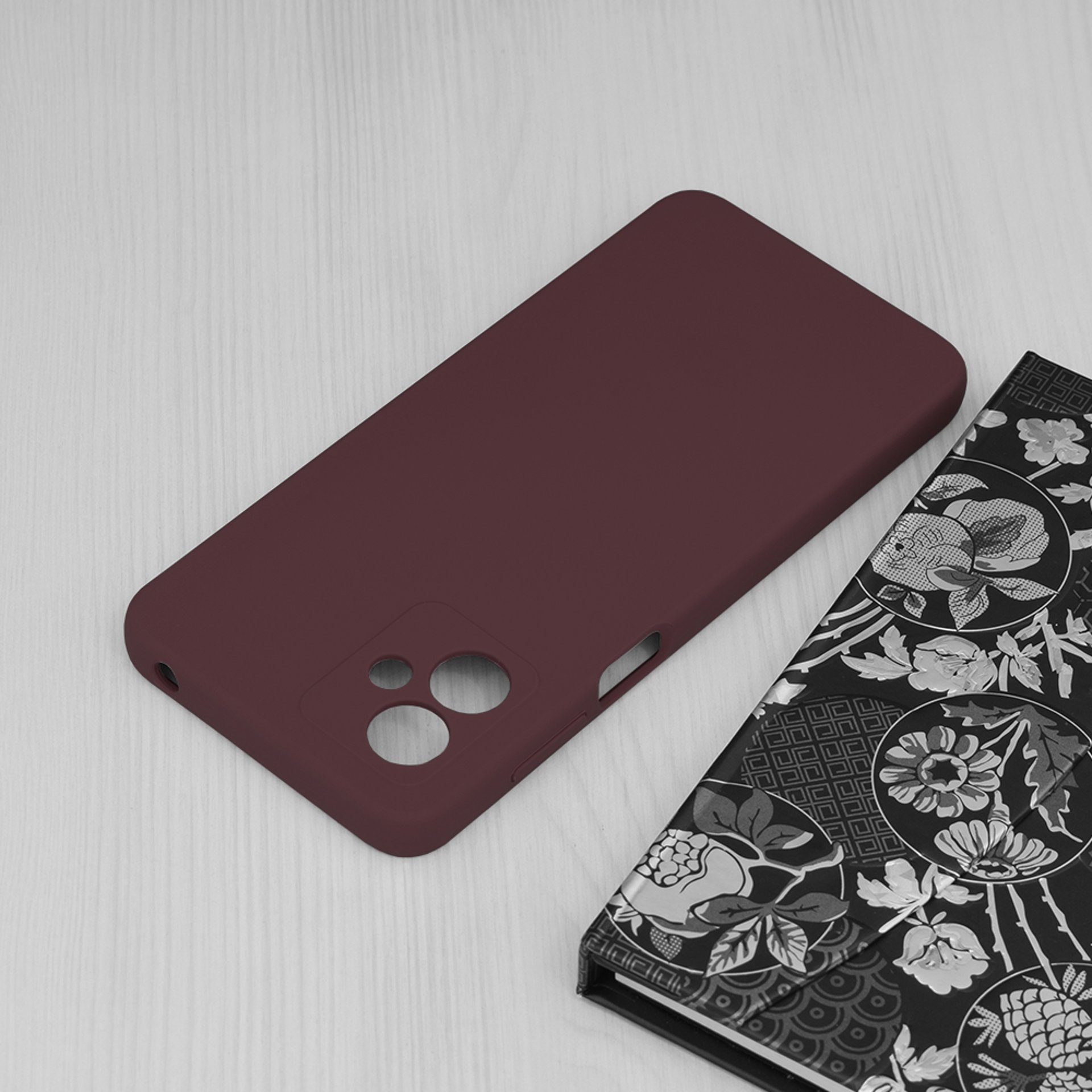 Кейс за Motorola Moto G14 - Techsuit Soft Edge Silicone - Plum Violet