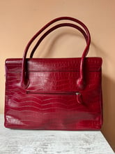 Нова червена чанта с ефект крокодилска кожа ❤️❤️❤️