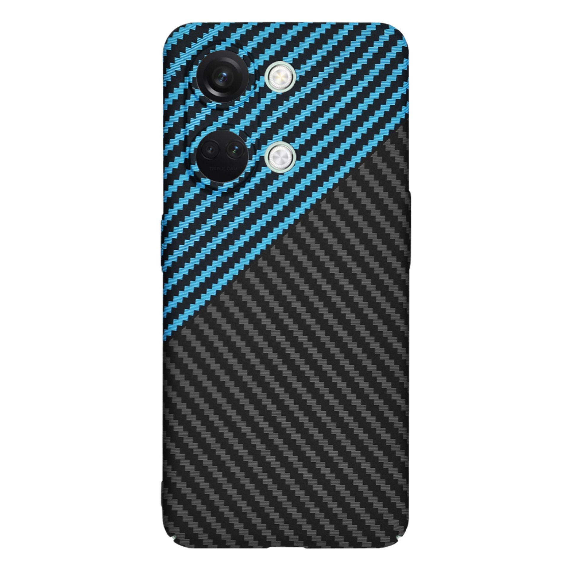 Калъф за OnePlus Nord 3 - Techsuit Carbonite FiberShell - Blue Pulse