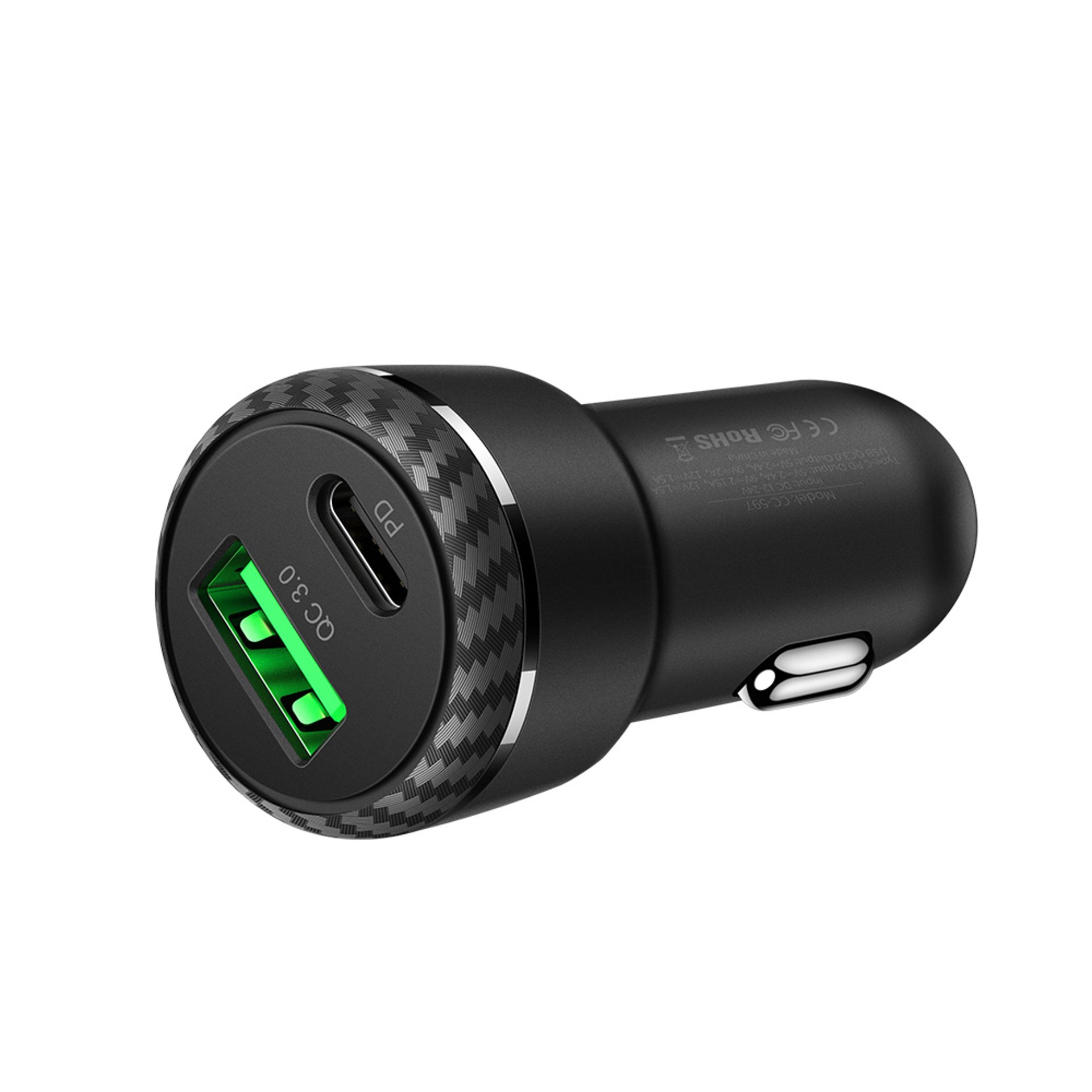 Зарядно Устройство За Автомобил Xmart – USB QC3.0, USB A, USB C