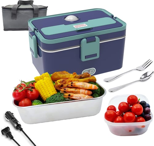 Electric Lunch Box Warmer, 3-в-1 нагреваема кутия за обяд ,1,8 литра контейнер, нагревател за храна,