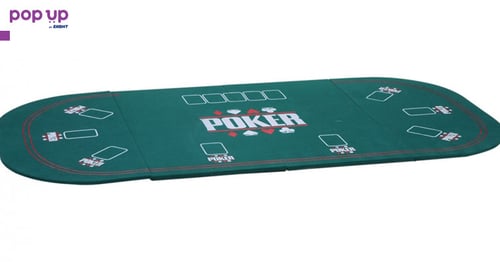 XQ Max, Покер плот за маса, 160см Х 80см, зелена