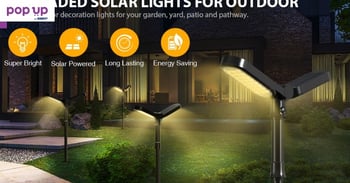 Соларни лампи комплект от 2 бр. Lafhome Solar Lights