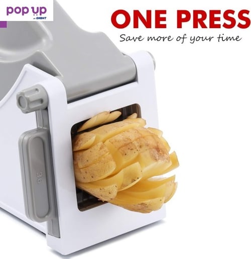 Машинка за нарязване на картофи от неръждаема стомана за кухнята