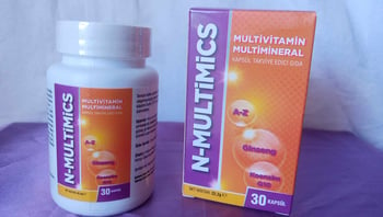 N-multimics Multivitamin 30 Tablet-хранителна добавка, съдържаща витамини и минерали