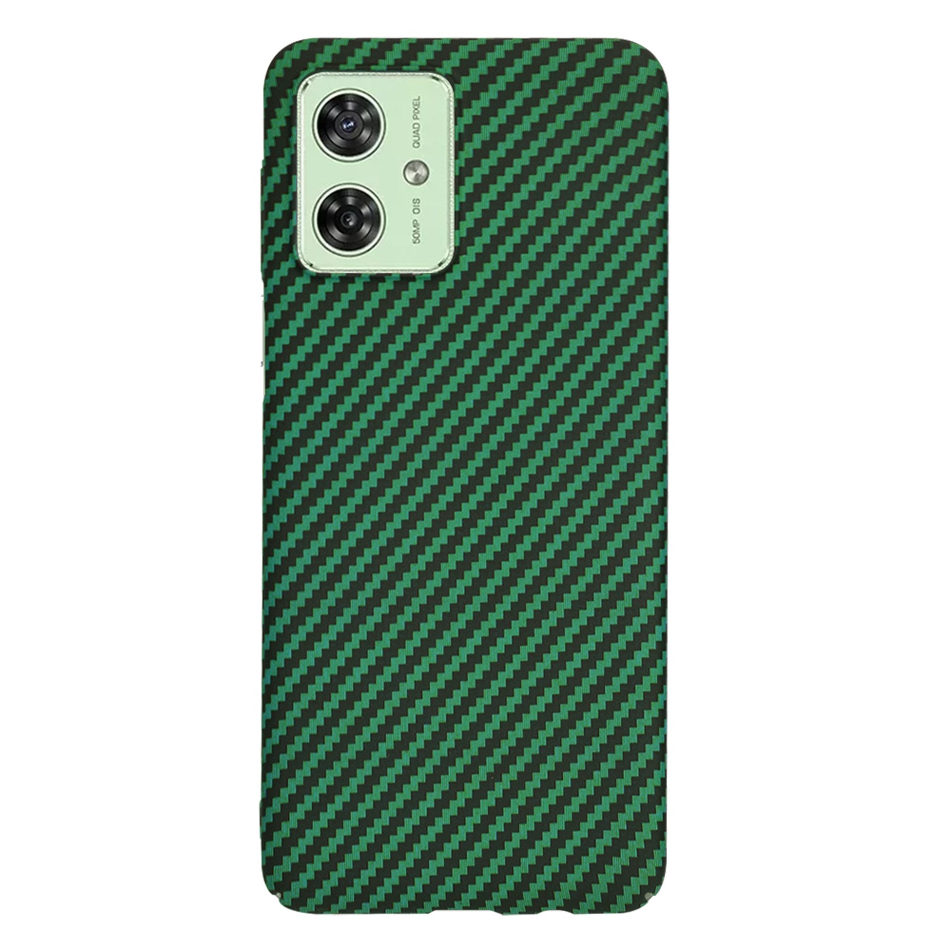 Калъф за Motorola Moto G54 / Moto G54 Power Edition / Moto G64 - Techsuit Carbonite FiberShell - Зелен