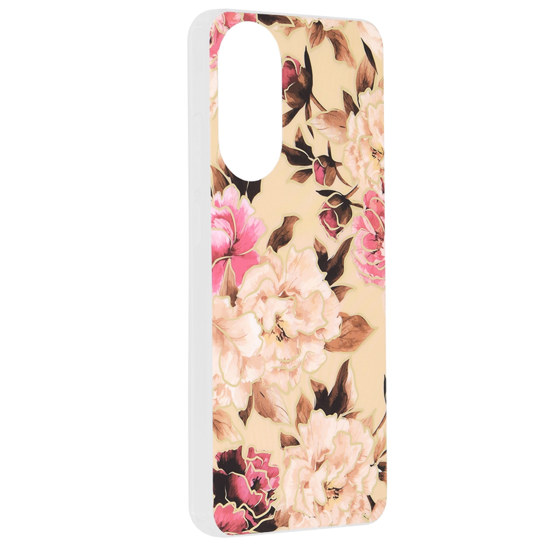 Калъф за Oppo A78 4G - Techsuit Marble Series - Mary Berry Nude