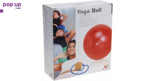 XQ Max, Fitball, Спортна топка, червена, 65см.