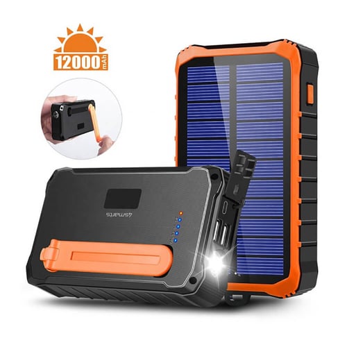 Соларна външна батерия с динамо и 2xUSB-A изхода от 4smarts Solar Rugged