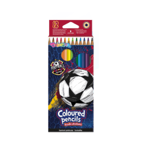 Цветни моливи 12 цв. Football Colorino