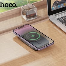 Hoco - Power Bank Esteem (J117A) - Magnetic MagSafe Fast Wireless Charging за iPhone, PD20W, QC3.0, 10000mAh - Черен