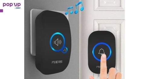 WiFi, водоустойчив, смарт домашен звънец Fuers LED, Мелодии за Добре дошли!