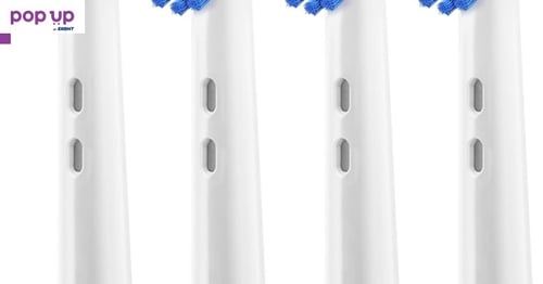 Oral B 3D White комплект от 4 бр. глави черен цвят