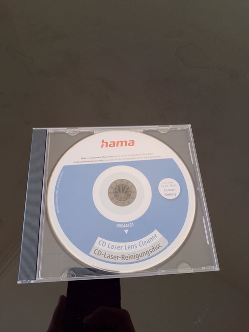 Почистващ диск за лазер / четец на CD и DVD устройства