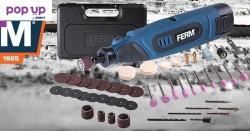 FERM® Multi Tool Акумулаторен дремел с 50 аксесоара