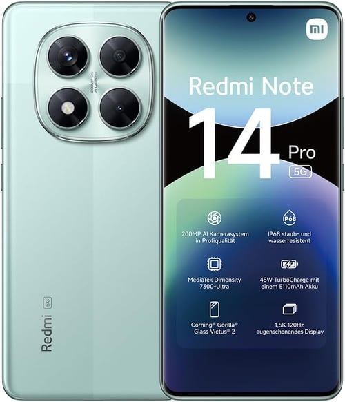 Xiaomi Redmi Note 14 Pro 5G 256GB 8GB RAM Dual