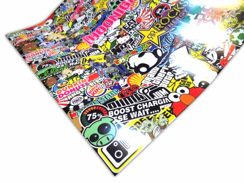 БОМБ стикер ШАРЕН sticker BOMB 150х50см JDM