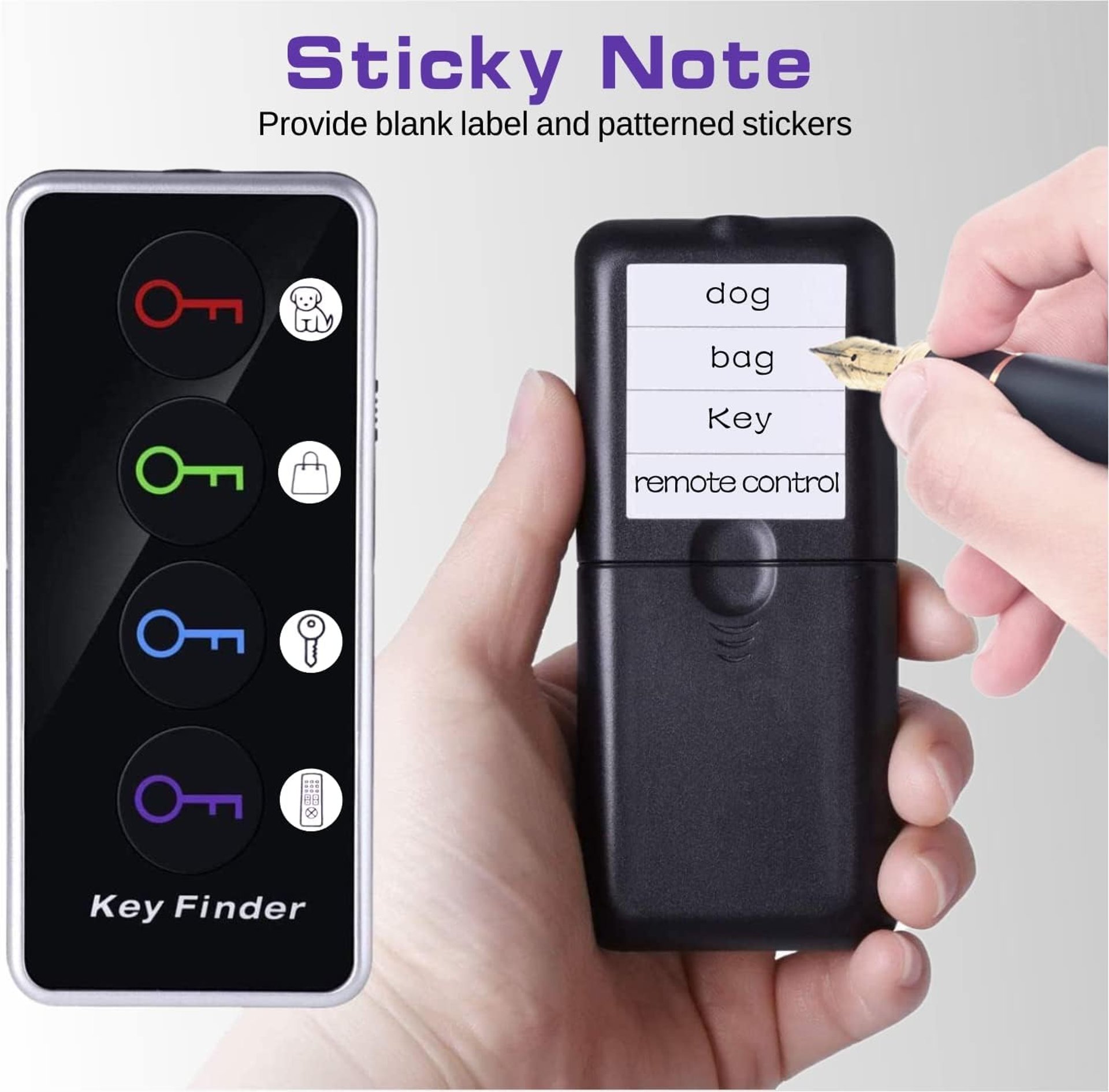 Локатор за ключове и предмети с 4 датчика Reyke Key Finder