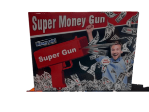 Пистолет за парти изтрелващ имитиращи хартиени долари
