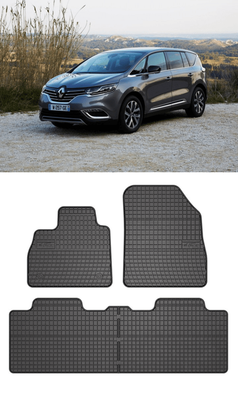 Гумени стелки Frogum съвместими с Renault Espace V 2014-2022