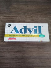 Адвил 250мг 20 табл. / ADVIL LIQUI-GELS 200 mg 20 tabl. за болки, температура, съзпаления