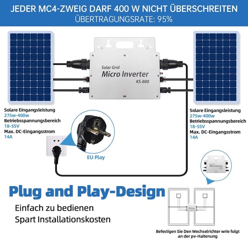 Solar Grid KS- 800 Инвертор 800 W