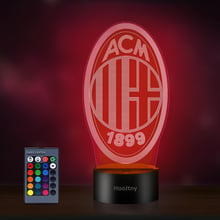 AC Milan 3D LED лампа с дистанционно