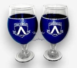 Двойка чаши за бира с лого Левски 3