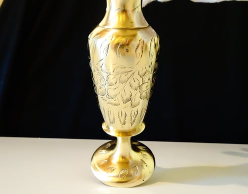 Белгийска бронзова ваза 16 см.