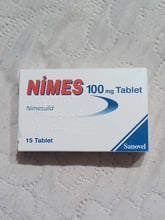 Нимес 100 мг. 15 табл. / Nimes 100 mg. 15 tabl. при остри болки и менструални болки