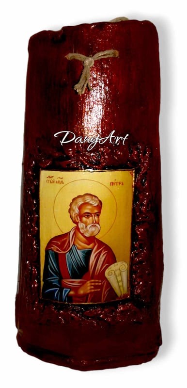 Икона върху керемида Свети Петър