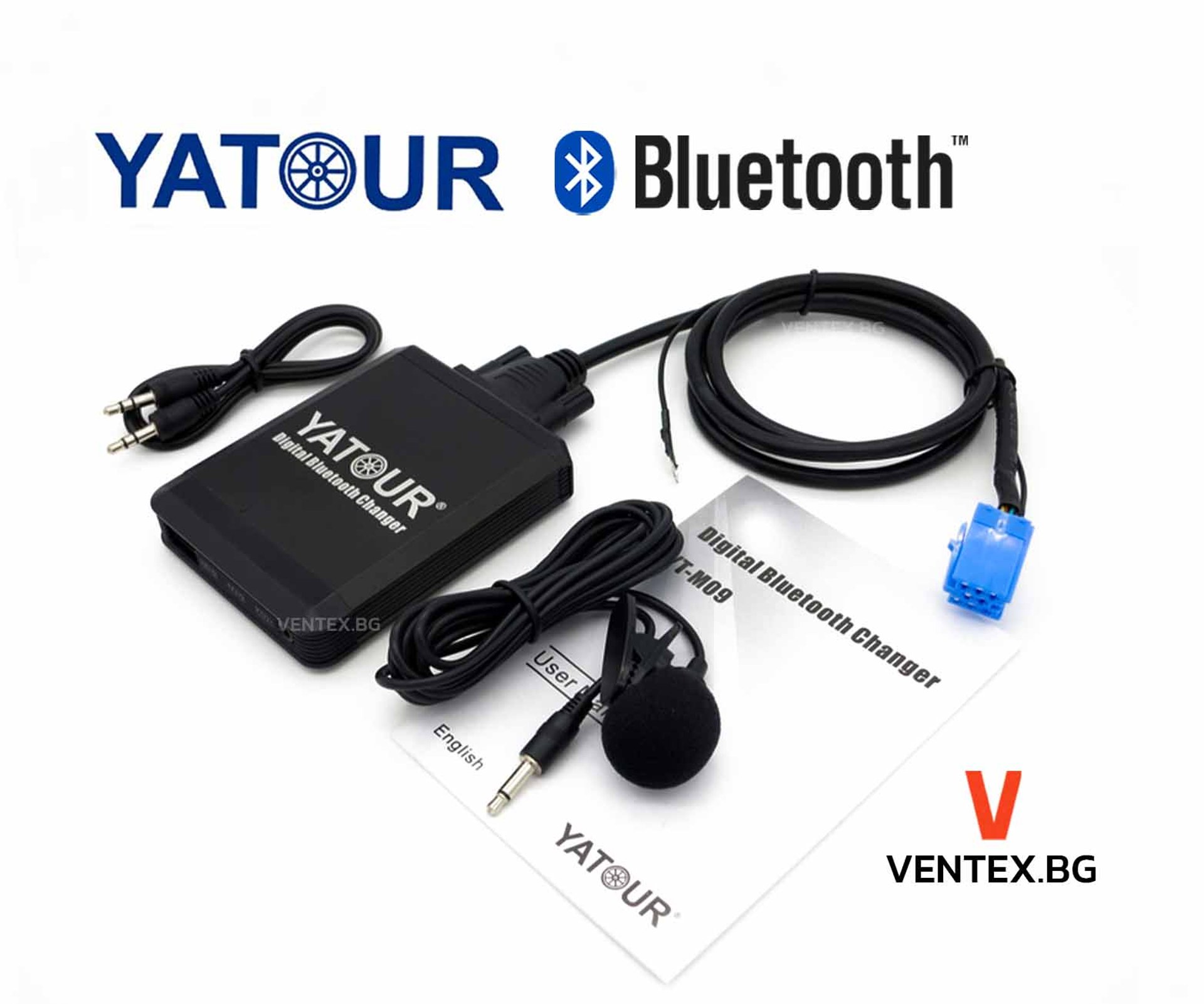 YATOUR M09 Bluetooth USB AUX интерфейс за Volkswagen до 2005 година + Безплатна доставка