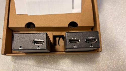 HDMI екстендер през FTP RJ-45 (Cat 5e/6, до 150м,Комплект)