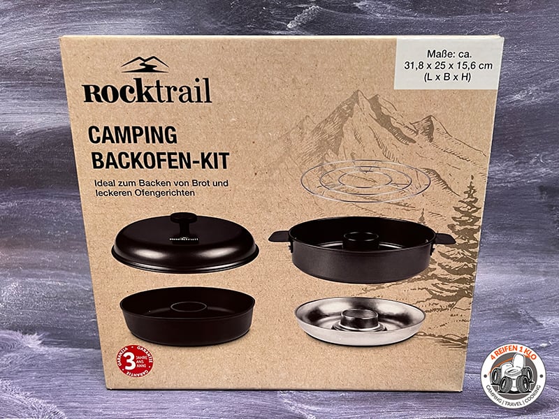 Rocktrail 5-teiliger Campingbackofen von Lidl | 4 REIFEN 1 KLO