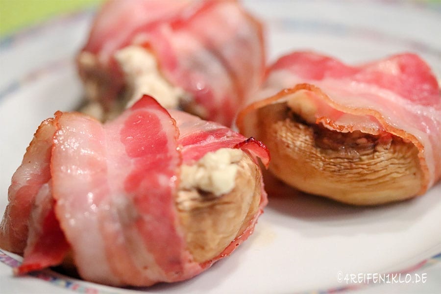 Bacon-Feta-Champignons Omnia-Rezept