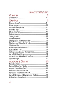 One-Pot Omnia Backofen Inhaltsverzeichnis