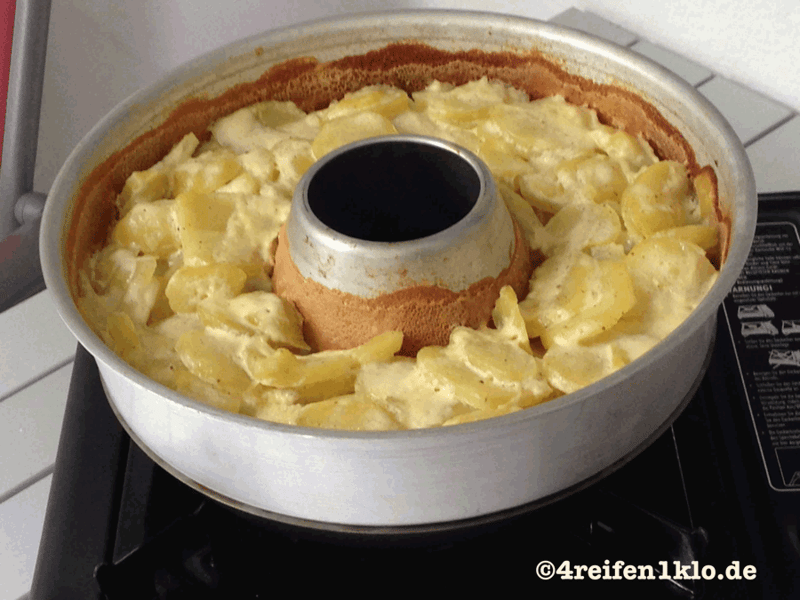 Kartoffelgratin aus dem Omnia-Backofen