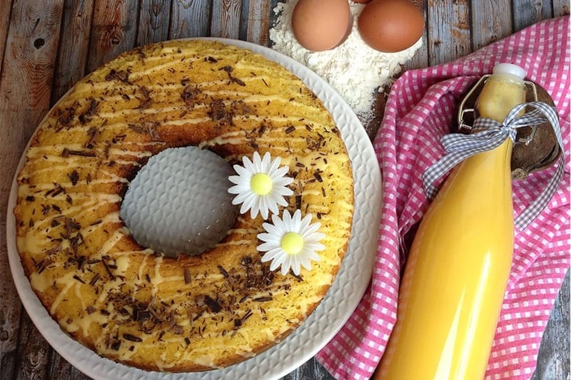 Eierlikörkuchen | Omnia Backofen Rezepte | 4 Reifen &amp; 1 Klo