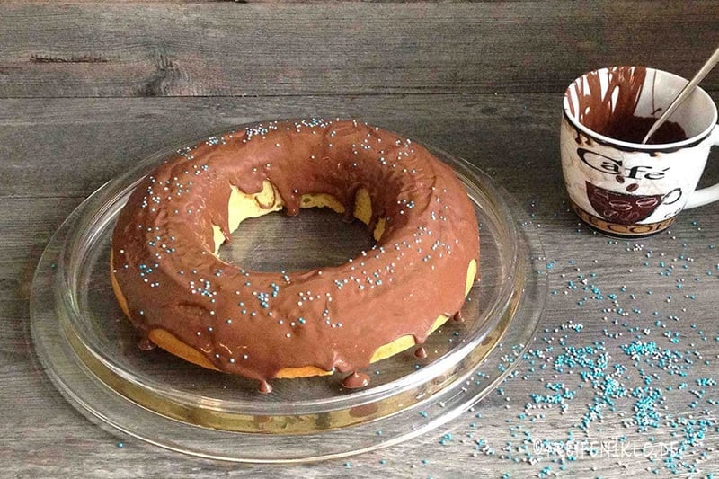 Schüttelkuchen aus dem Omnia-Backofen