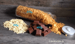 Die Zutaten für leckere Choco-Crossies
